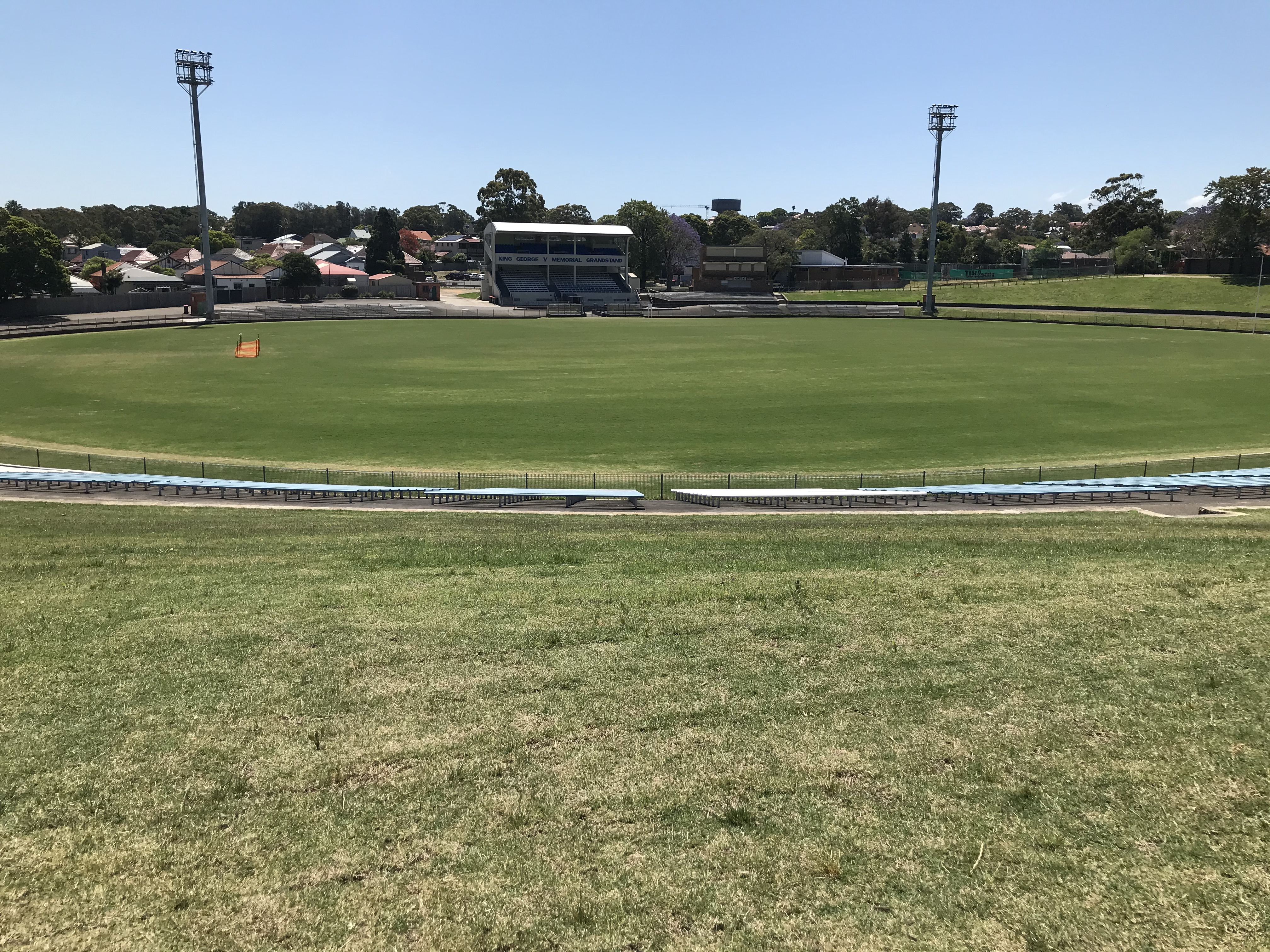 Henson Park - Completed view looking south  Oct 21